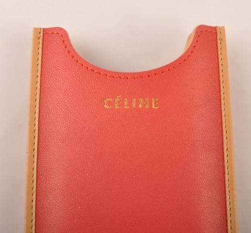 Celine Iphone Case - Celine 309 Red Original Leather
